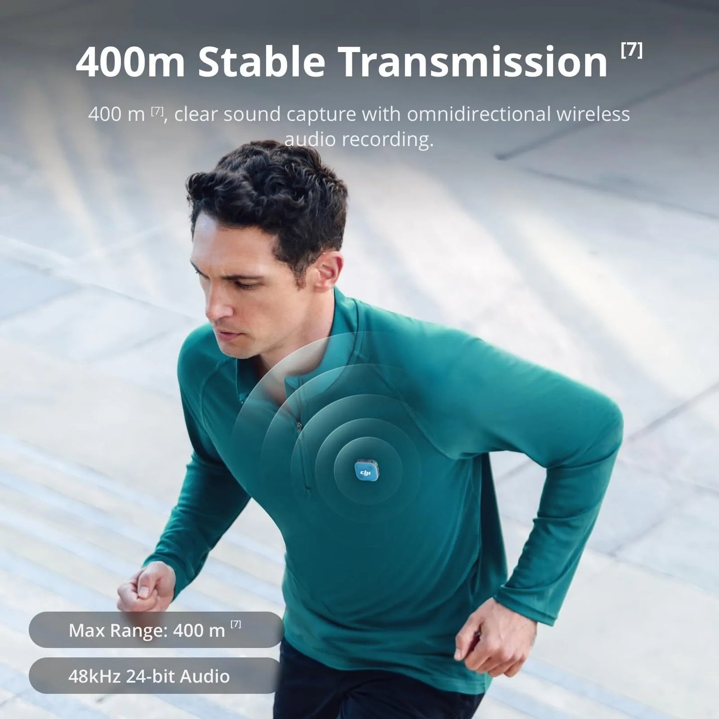 DJI Mic Mini 2, Compact Wireless Microphone, Long Range Transmission, Noise Cancelling, 2 TX + 1 RX + Charging Case