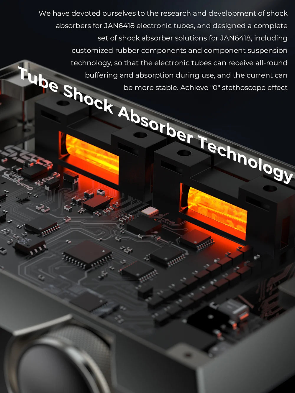 Musehifi M6 Double JAN 6418+IN-17 HiFi Portable DAC & Headphone Amplifier ES9039 DAC Chipset Vacuum Tubes Earphone Decoder AMP