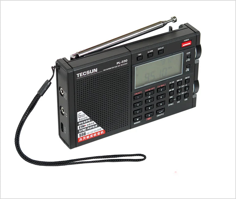 FM/MW/SW/LW SSB DSP Full-Band Radio Multi-functional Portable Radio Receivers High Sensitivity Radio PL330