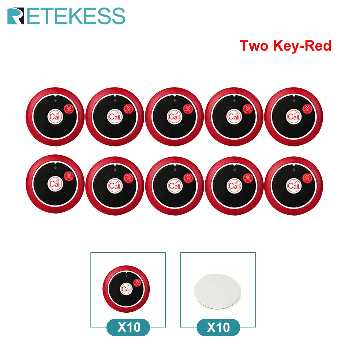 Wireless Waiter Calling System Restaurant Pager T128 Watch Receiver T117 Call Button Customer Service For Cafe