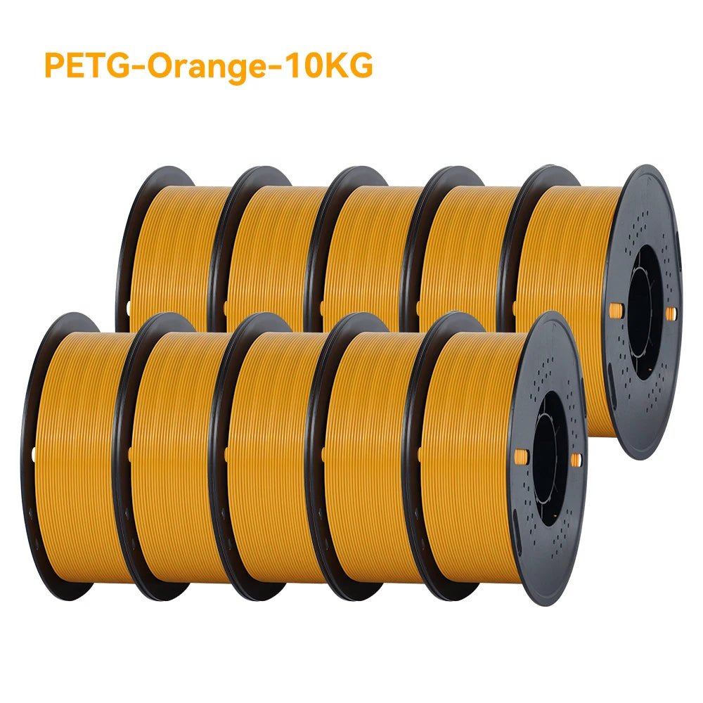 22LBS PETG or PLA filament 3D Printer Filament 10 Rolls 1KG 1.75MM Eco-Friendly Good Toughness Mix Color Free Shipping
