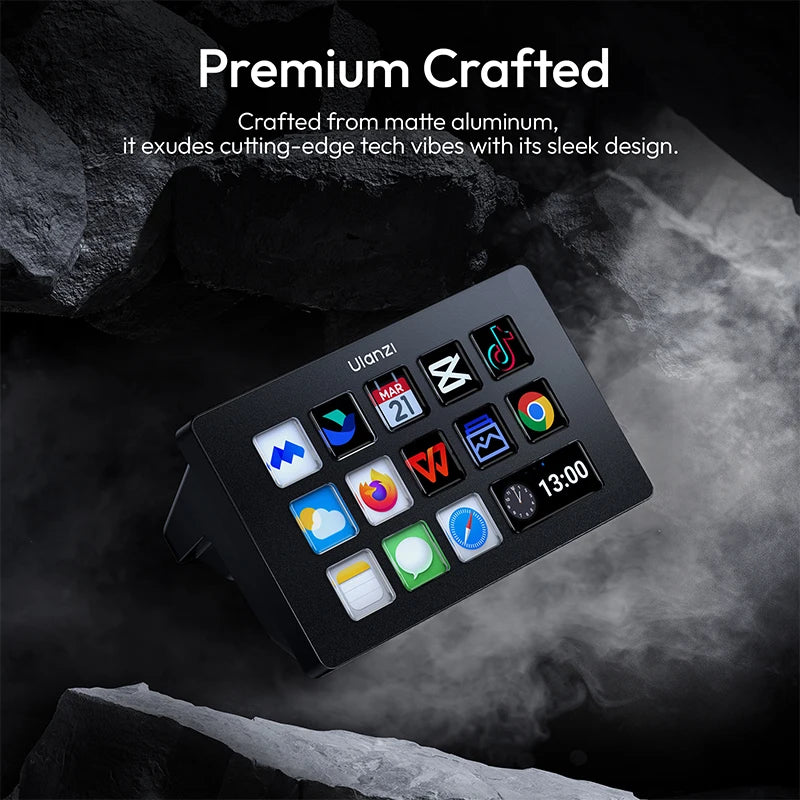 Ulanzi D200/D200X/D100H Production Console and Studio Controller for Gaming/Office/Livestreaming/Content Creation Youtube Tiktok