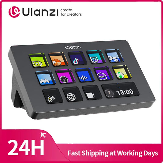 Ulanzi D200/D200X/D100H Production Console and Studio Controller for Gaming/Office/Livestreaming/Content Creation Youtube Tiktok