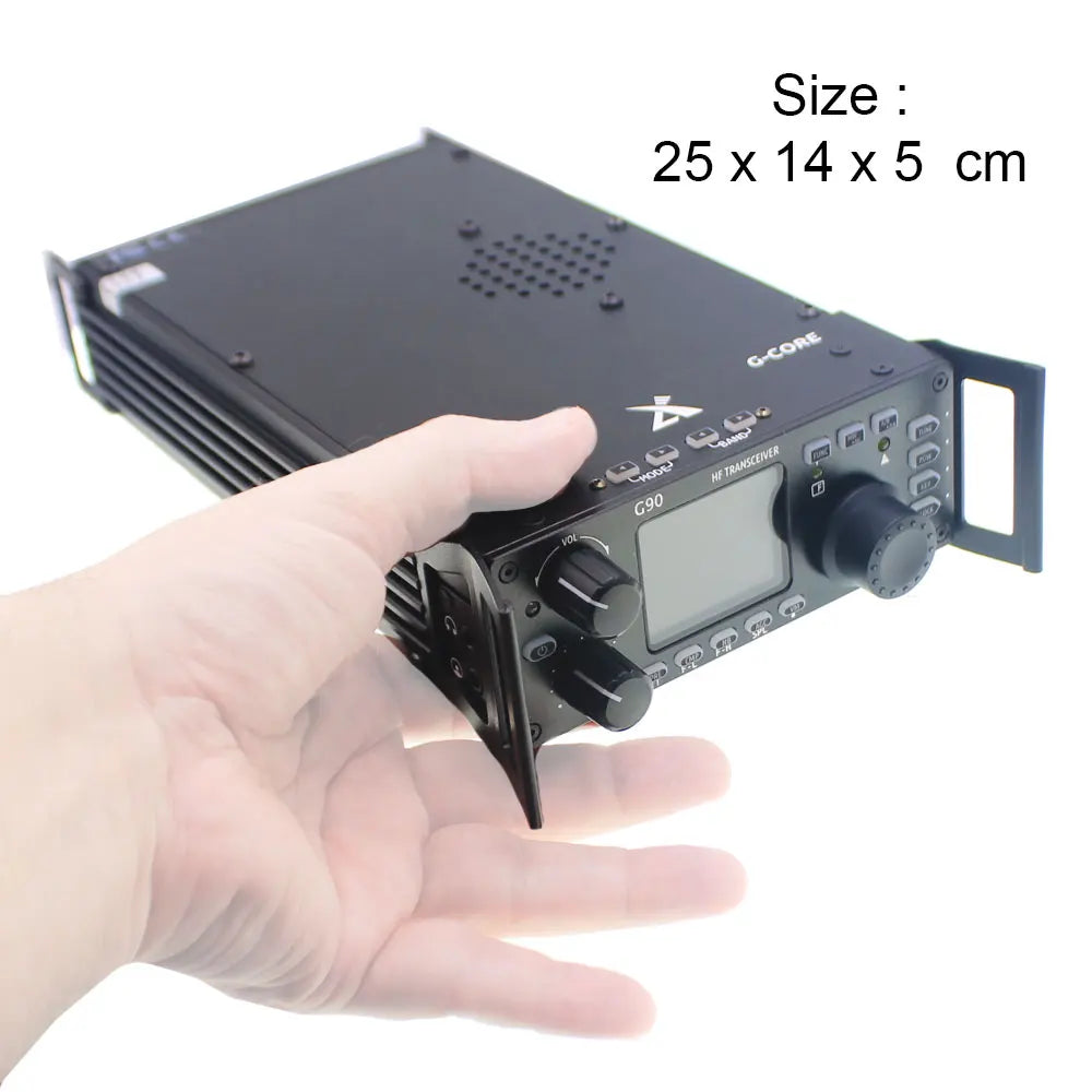 Xiegu G90 0.5-30MHz HF Amateur Radio 20W SSB/CW/AM/FM SDR Structure with Built-in Auto Antenna Tuner HF Transceiver