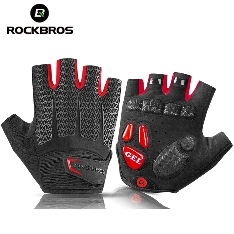 Cycling Gloves Half Finger Men Women Anti Slip Gel Pad Breathable Motorcycle MTB Road Bike Gloves Sports Bicycle Gloves