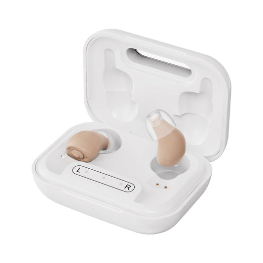 Hearing Aids for Seniors Rechargeable Hearing Amplifiers for Adults, Volume Adjustment All-Day Comfort Crystal Clear Sound