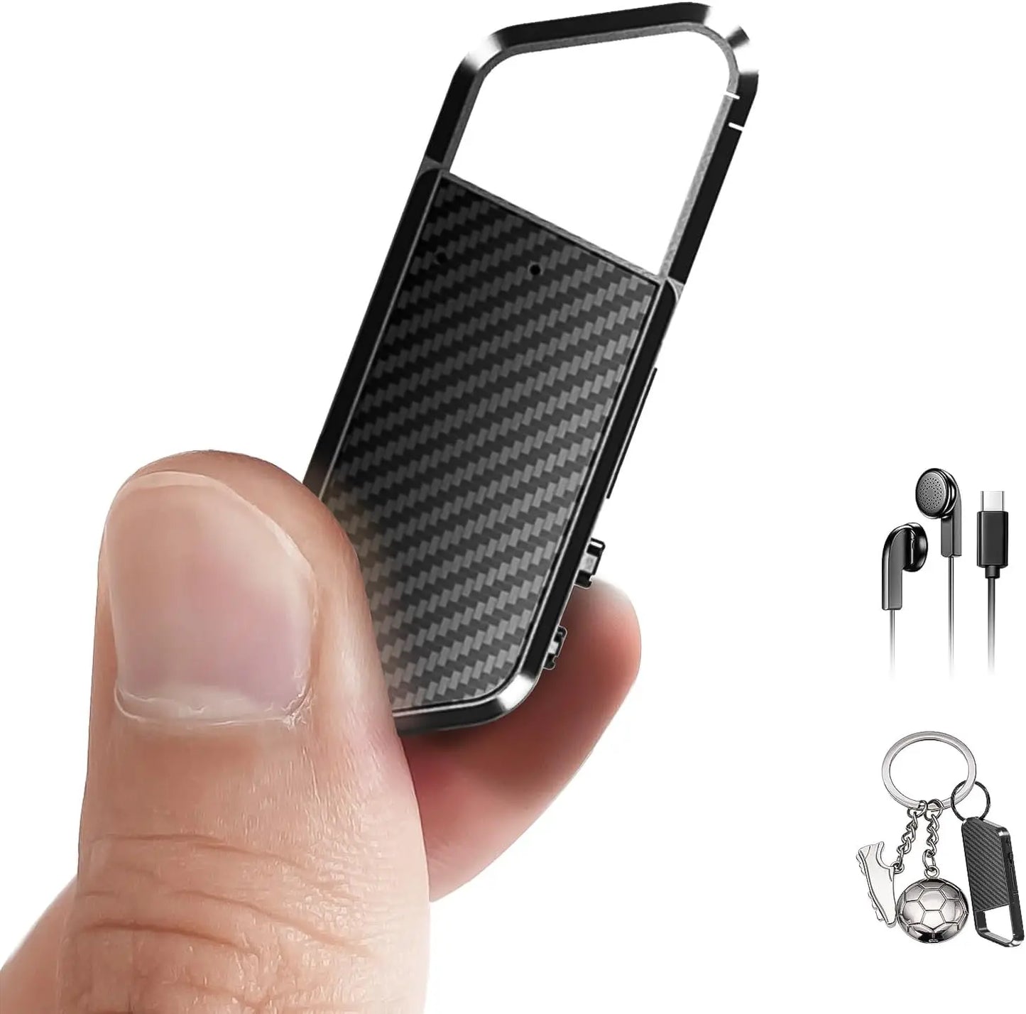 76GB Voice Recorder, 10860H Audio Recorder with Noise Reduction DSP 6.0, Portable for Lectures & Meetings