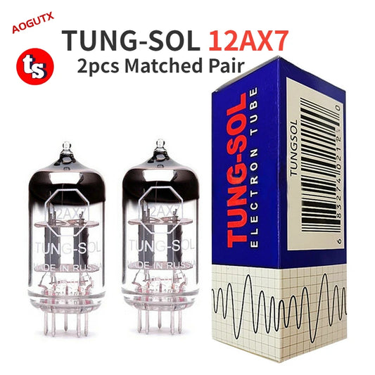TUNG-SOL 12AX7 ECC83 Vacuum Tube Replaces 6N4 5751 HIFI Audio Valve Electronic Tube AMP Amplifier Kit DIY Matched Quad Aogutx
