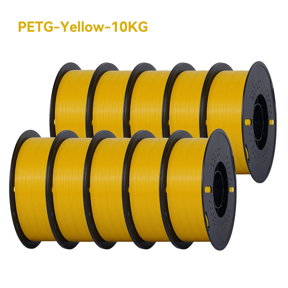 22LBS PETG or PLA filament 3D Printer Filament 10 Rolls 1KG 1.75MM Eco-Friendly Good Toughness Mix Color Free Shipping