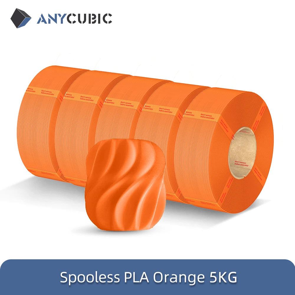 0KG Refill PLA Filament 3D Printer 1.75mm Spooless Plastic Rubber Filament Material For FDM 3D Printer for Kobra 3 S1C