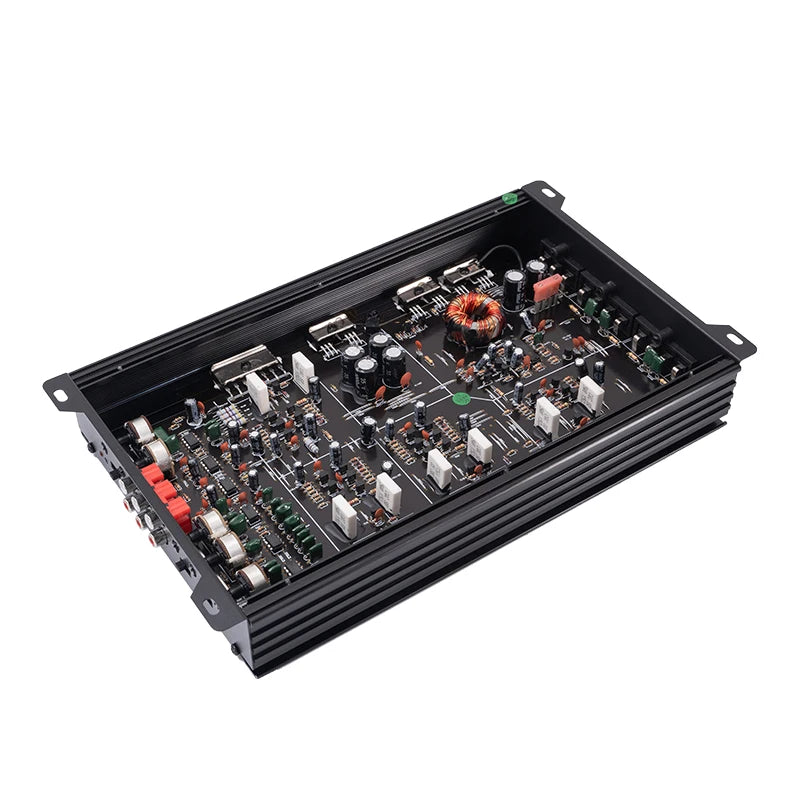 4 Channel Class AB 12V Car Amplifier, 7800W Max Power Stereo Amplifier, Car Audio Amplifier Drive Subwoofer & Speaker, Amplifier