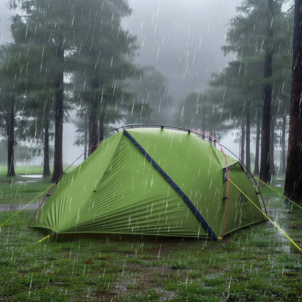 Ultralight Backpacking Tent: Waterproof Lightweight Two People Camping Tent for Outdoor Hiking Trekking with Double Layers Aluminum Poles and Footprint 1- 2 Persons