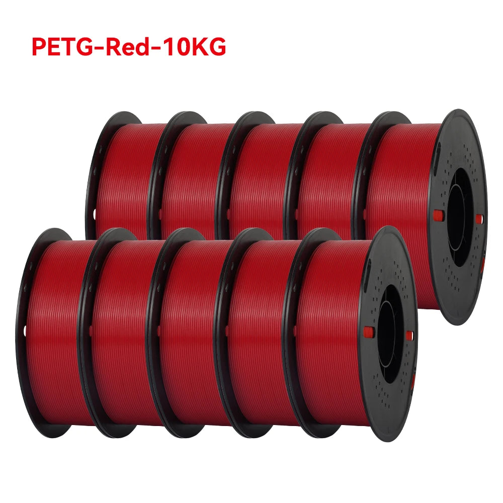 22LBS PETG or PLA filament 3D Printer Filament 10 Rolls 1KG 1.75MM Eco-Friendly Good Toughness Mix Color Free Shipping