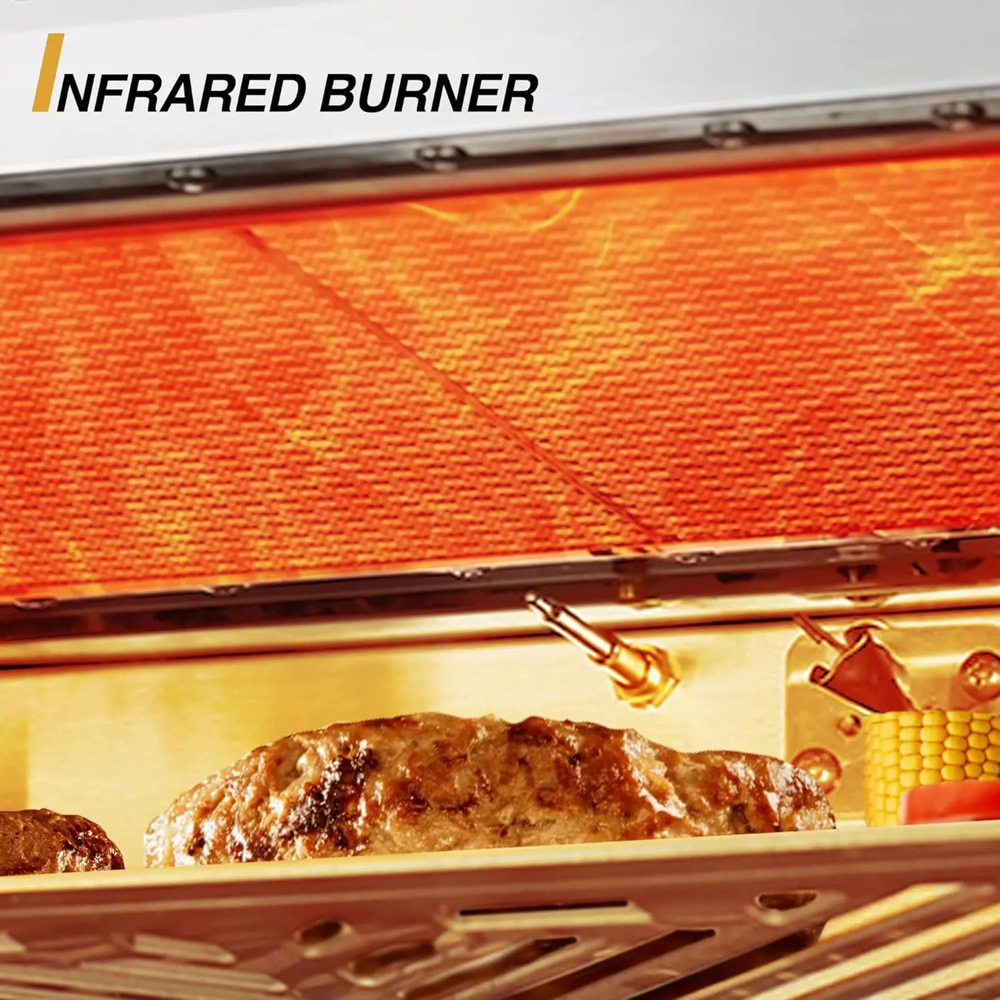 1500°F Portable Infrared Propane Gas Grill - Outdoor Steak Broiler Sear Station with Pizza Customized Salamander BBQ Grill