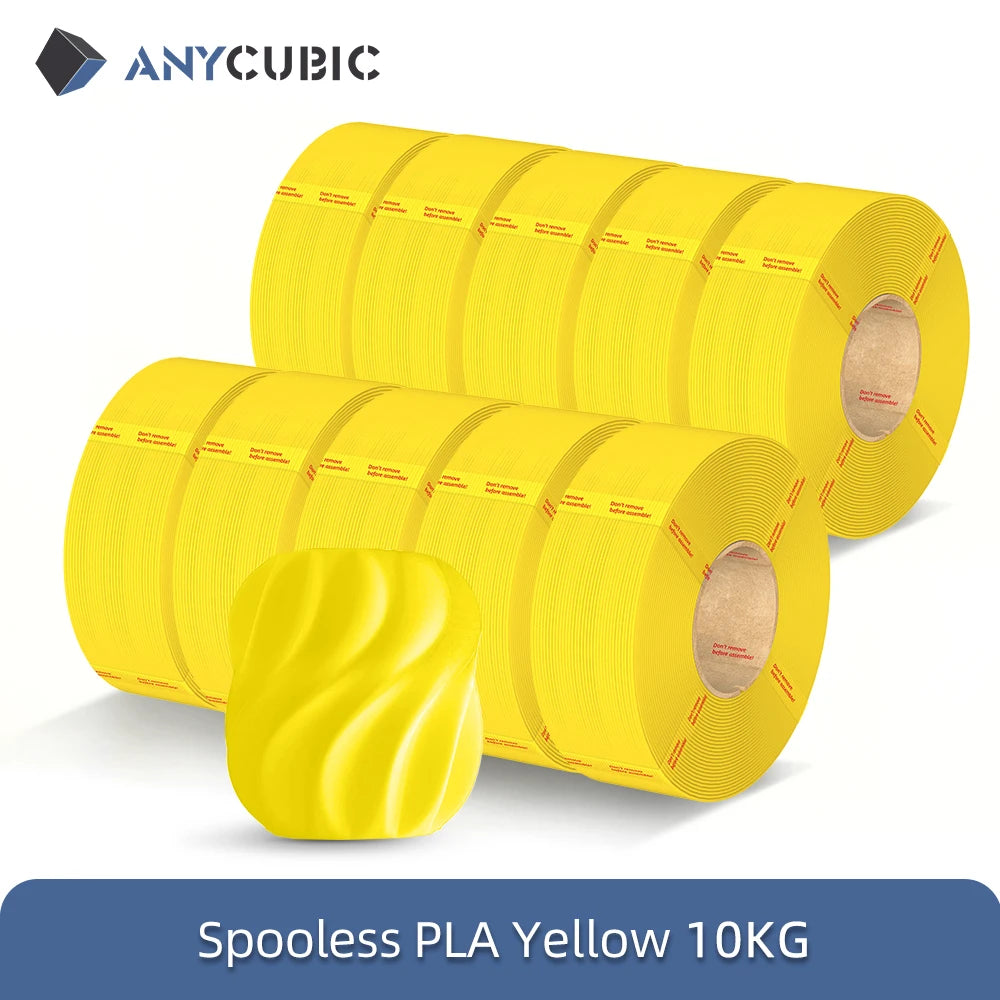 0KG Refill PLA Filament 3D Printer 1.75mm Spooless Plastic Rubber Filament Material For FDM 3D Printer for Kobra 3 S1C