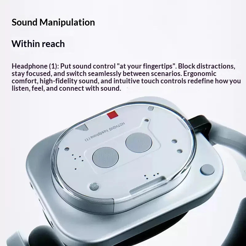 40mm Dynamic Driver Wireless Headphone 15 Quick Charge Anc Headset Support Aac Sbc Ldac