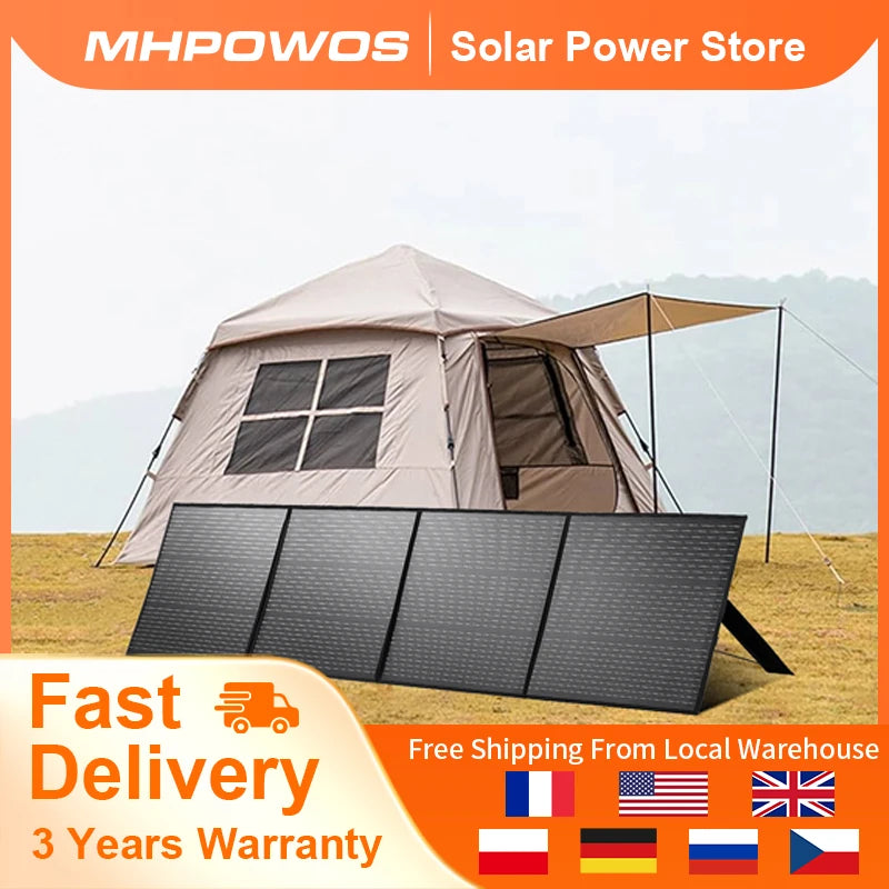 220W 40V Portable Solar Panel Waterproof Foldable Solar Panel Power Backup Solar Charger for Power Station RV Camping