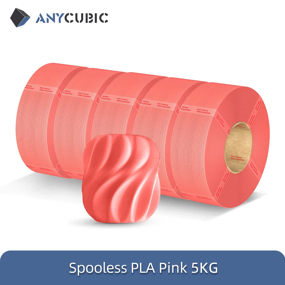 0KG Refill PLA Filament 3D Printer 1.75mm Spooless Plastic Rubber Filament Material For FDM 3D Printer for Kobra 3 S1C