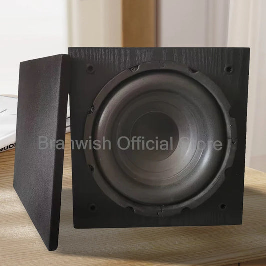 HiFi 8 Inch 300W High Power 4ohm Wooden Passive Subwoofer Fever Speaker Portable Large Magnetic Sound Box for Home Theater Audio