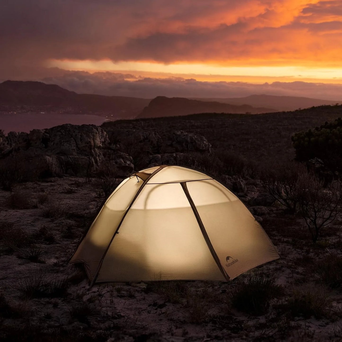 4 Seasons Giling PRO Hiking Tent Easy Setup Dome Tent Outdoor Camping Portable Equipment Mountaineering Tent Ultralight Backpacking Tent