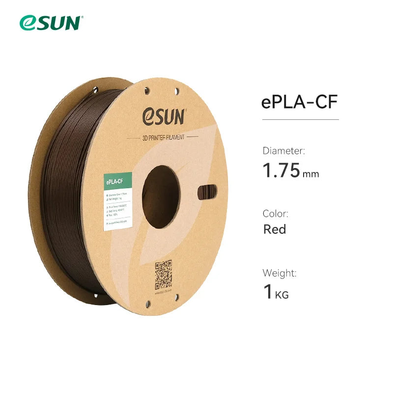 Carbon Fiber PLA 3D Printer Filament 1KG 1.75MM Fast Printing PLA-CF High-strength Carbon Fiber PLA Filament For Bambu Lab