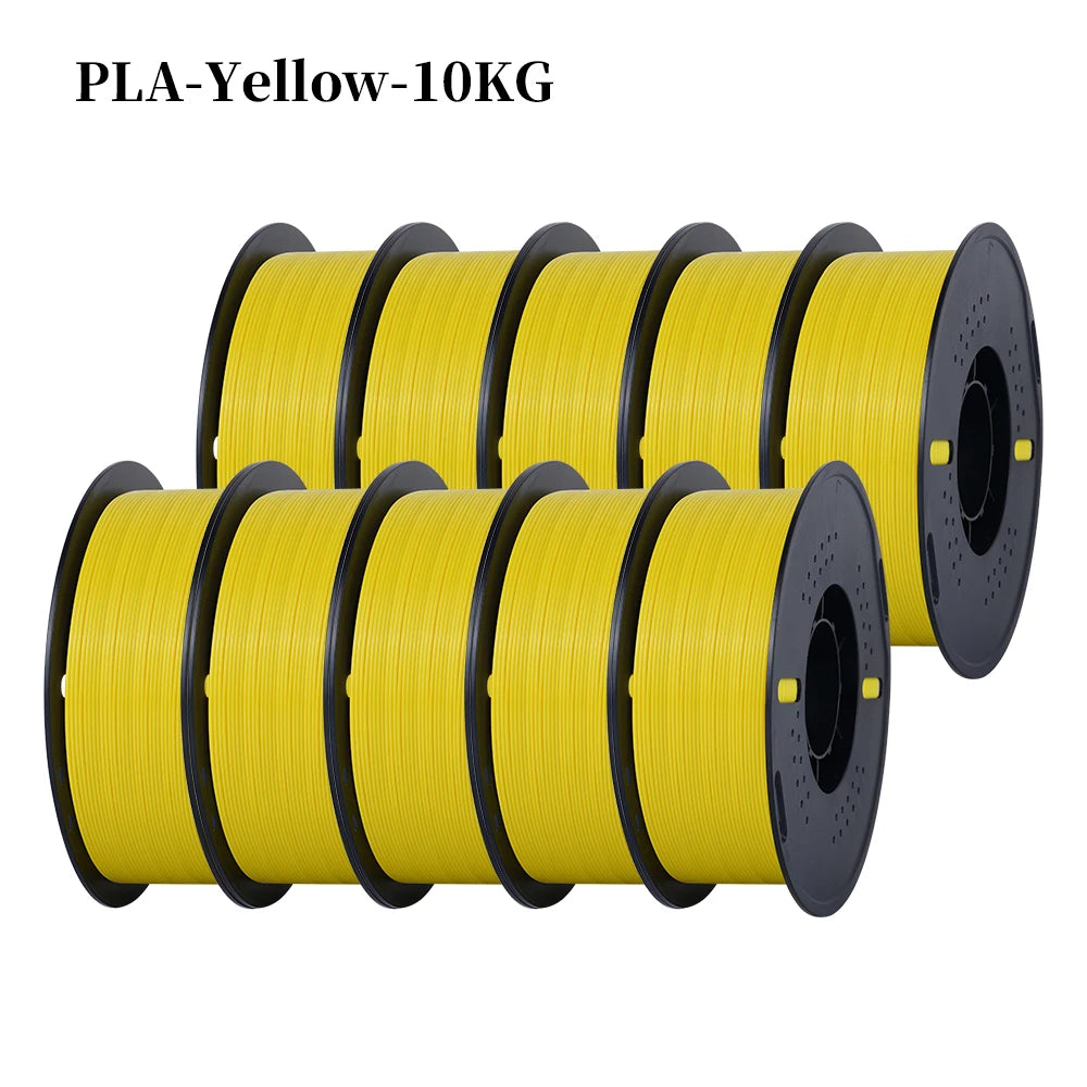 22LBS PETG or PLA filament 3D Printer Filament 10 Rolls 1KG 1.75MM Eco-Friendly Good Toughness Mix Color Free Shipping