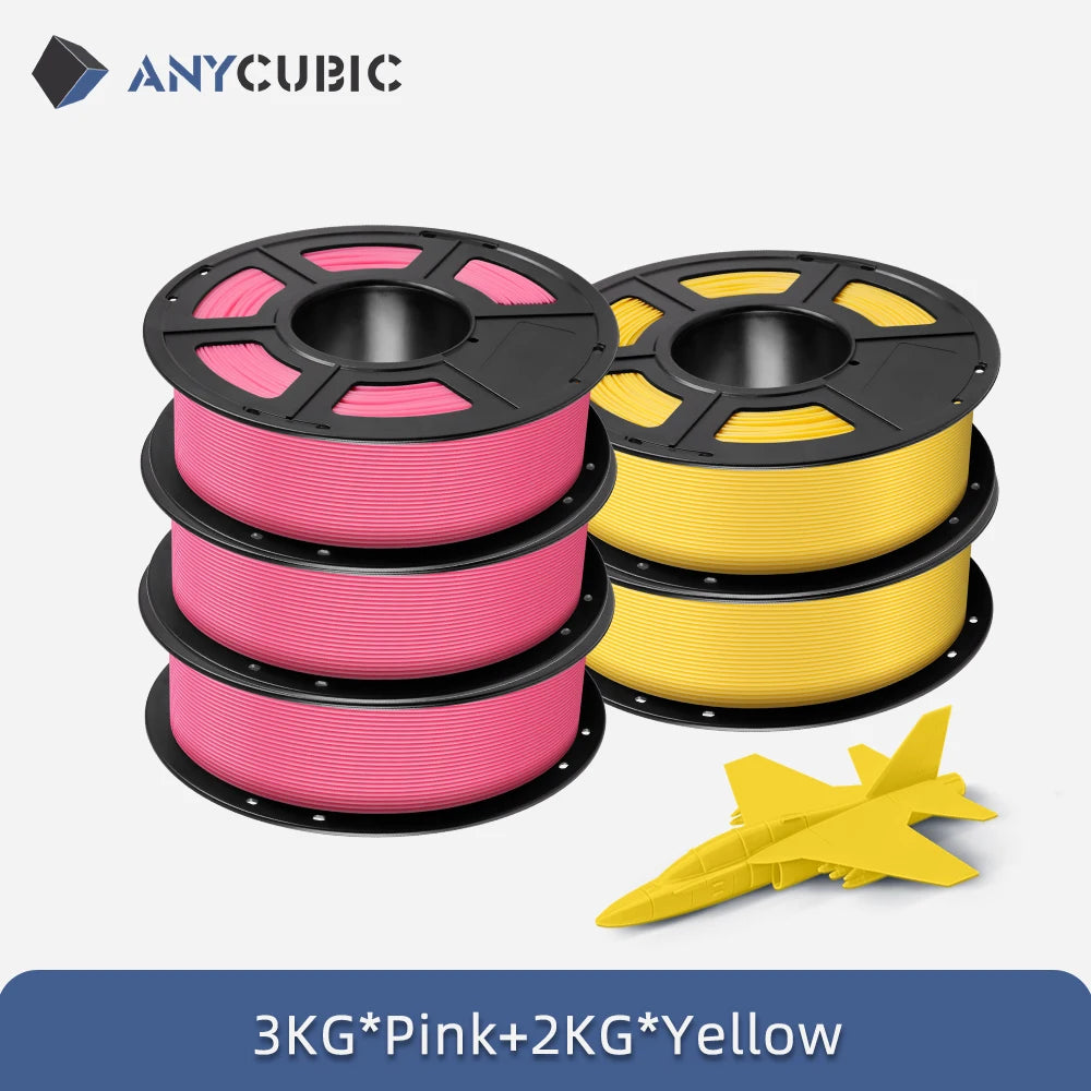 5 KGYCUBIC PLA Filament For FDM 3D Printer 1.75mm Eco-friendly 3D Printing Material Failment For Kobra S1C K3C EU US Warehouse