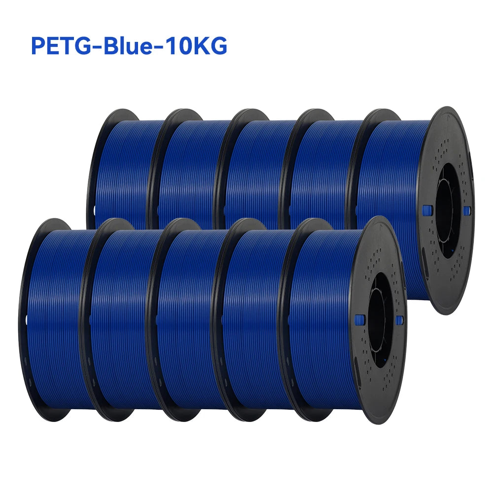 22LBS PETG or PLA filament 3D Printer Filament 10 Rolls 1KG 1.75MM Eco-Friendly Good Toughness Mix Color Free Shipping