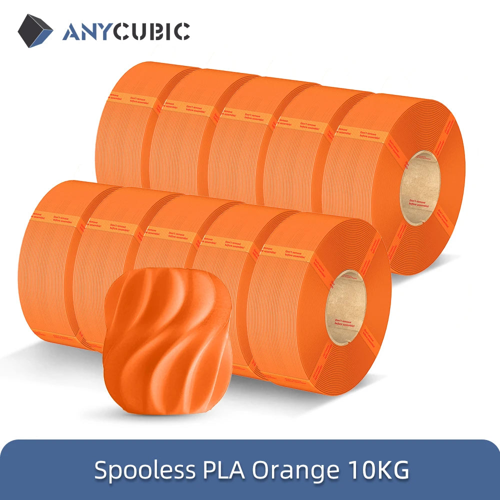 0KG Refill PLA Filament 3D Printer 1.75mm Spooless Plastic Rubber Filament Material For FDM 3D Printer for Kobra 3 S1C