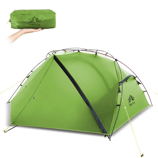 Ultralight Backpacking Tent: Waterproof Lightweight Two People Camping Tent for Outdoor Hiking Trekking with Double Layers Aluminum Poles and Footprint 1- 2 Persons