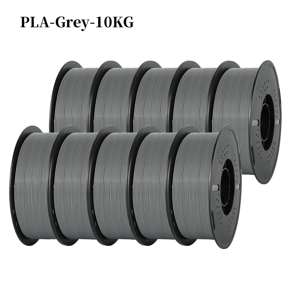 22LBS PETG or PLA filament 3D Printer Filament 10 Rolls 1KG 1.75MM Eco-Friendly Good Toughness Mix Color Free Shipping