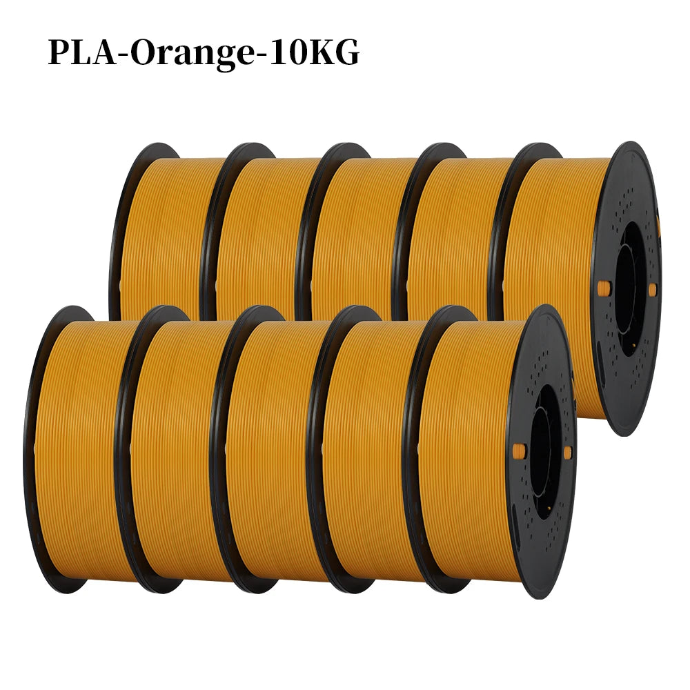 22LBS PETG or PLA filament 3D Printer Filament 10 Rolls 1KG 1.75MM Eco-Friendly Good Toughness Mix Color Free Shipping