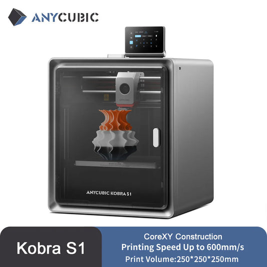 S1 Speedy 3D Printer Core XY Stable Structure Max Speed 600mm/s High Precision Ultra-Quiet 3D Printer