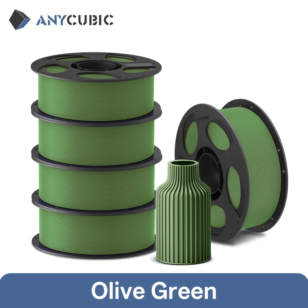 5 KGYCUBIC PLA Filament For FDM 3D Printer 1.75mm Eco-friendly 3D Printing Material Failment For Kobra S1C K3C EU US Warehouse