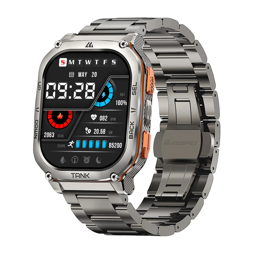 TANK M3 Ultra GPS Smartwatch For Men Waterproof 5ATM AMOLED AOD 480mAh Digital Bluetooth Call Men's Watches