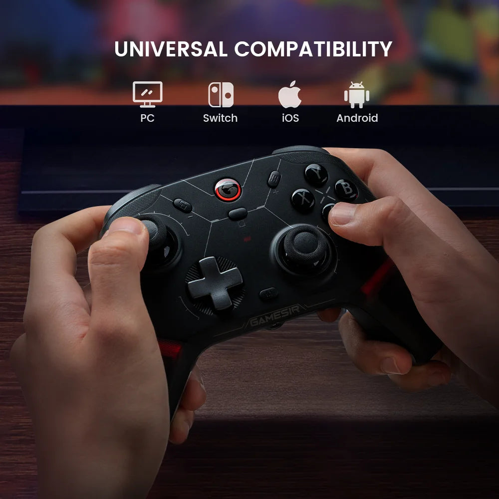 Wireless Controller for Nintendo Switch 2 / iPhone / Android, Bluetooth Gamepad with Hall Effect Triggers
