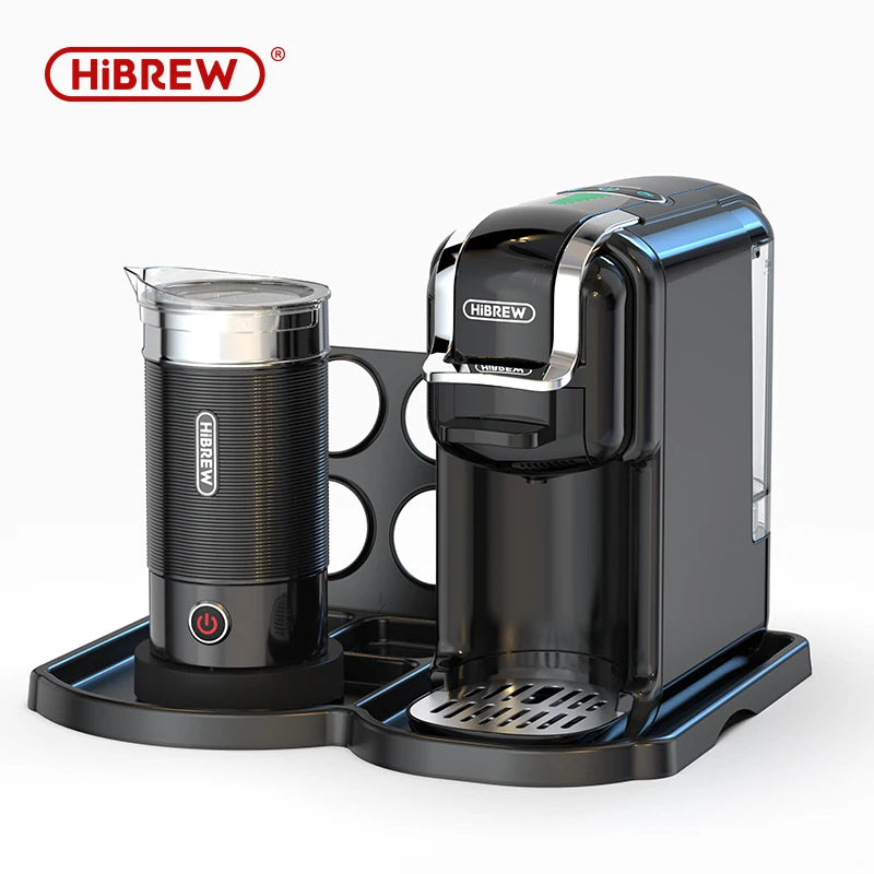 5 in 1 Multiple Capsule Coffee Machine Hot/Cold DG Cappuccino Nes Small Capsule ESE Pod Ground Coffee Cafeteria 20Bar H2B