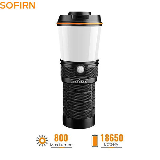 LED Camping Light Super Bright Anduril 2.0 Rechargeable Hiking Torch Spotlight Variable Color 2700K to 5000K