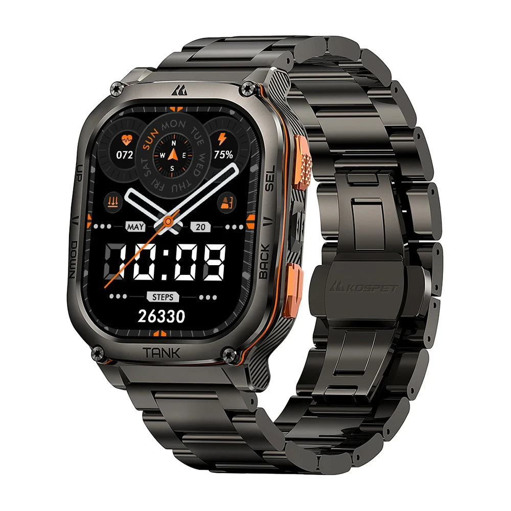 TANK M3 Ultra GPS Smartwatch For Men Waterproof 5ATM AMOLED AOD 480mAh Digital Bluetooth Call Men's Watches