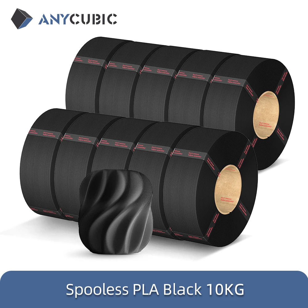 0KG Refill PLA Filament 3D Printer 1.75mm Spooless Plastic Rubber Filament Material For FDM 3D Printer for Kobra 3 S1C
