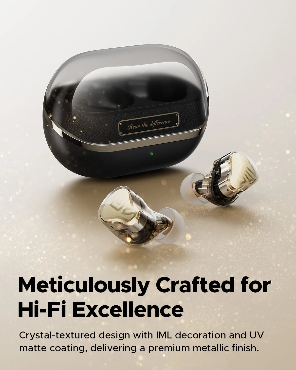 3 Driver HiFi Bluetooth Earphones ANC Wireless Earbuds with LDAC aptX Lossless Hi-Res Sound 6 Mic