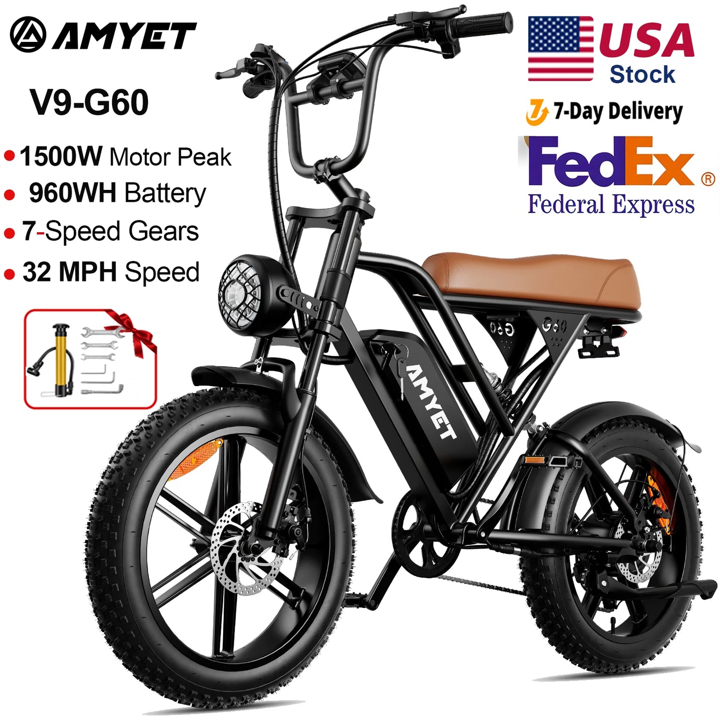 Adults Electric Bike 1000W Motor Bicycle 48V 20AH 20“ Tire Ebike Electric E Bikes Mountain Moped Ebikes For Men