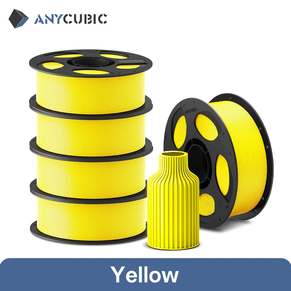 5 KGYCUBIC PLA Filament For FDM 3D Printer 1.75mm Eco-friendly 3D Printing Material Failment For Kobra S1C K3C EU US Warehouse