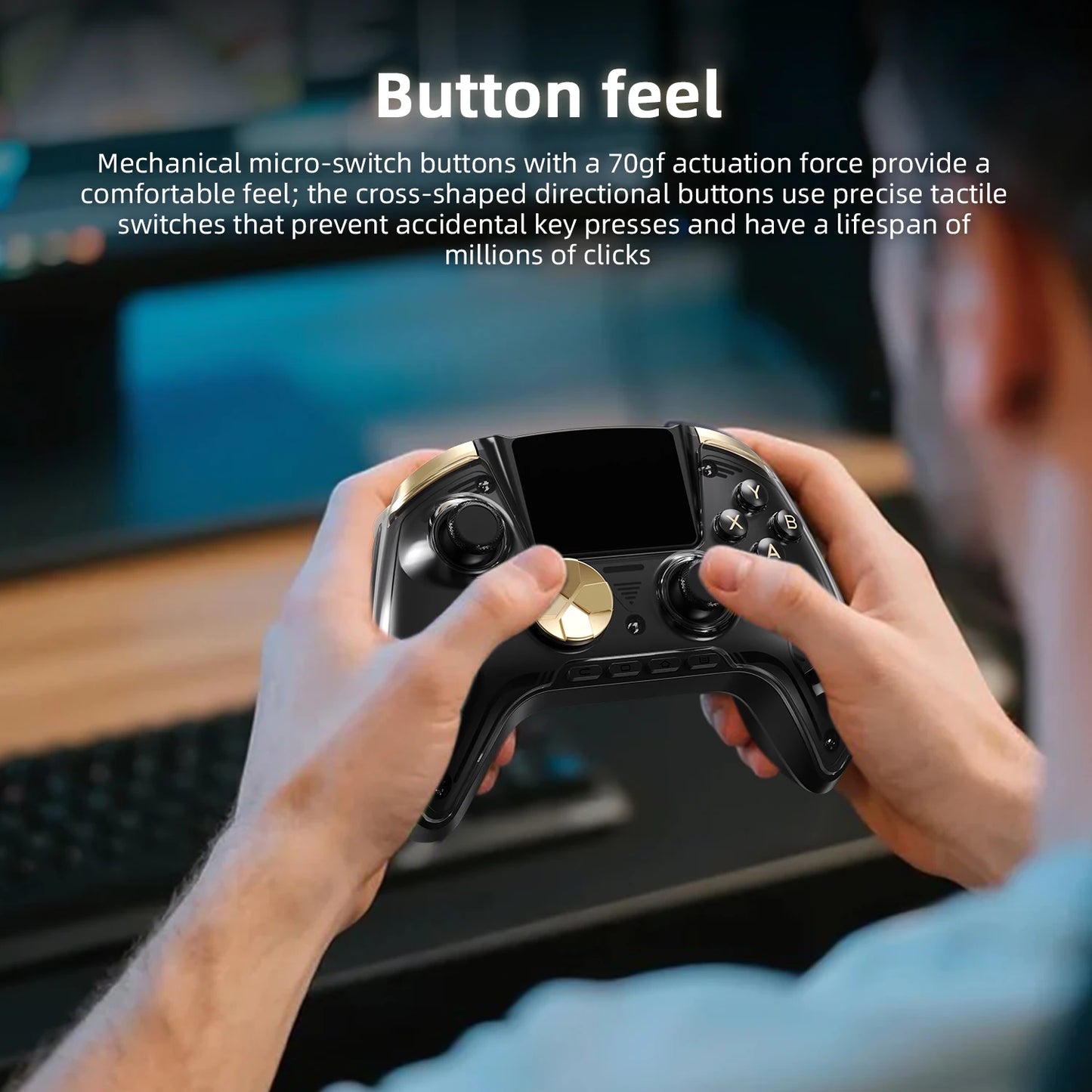 RG G01 Retro Games Controller Hall Effect Triggers Bluetooth/Wired/Wireless XBOX Gamepad for PC Android IOS Steam Linux