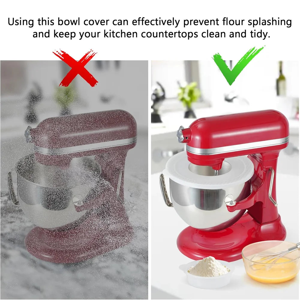 6QT Bowl-Lift Stand Mixer Bowl With Lid,Compatible with Kitchenaid Professional 600 Mixer, Polished Stainless Steel