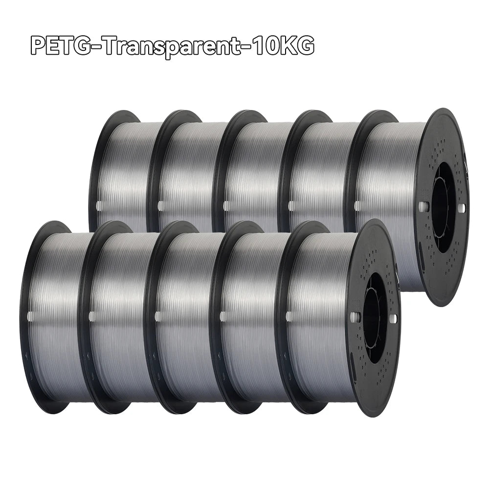 22LBS PETG or PLA filament 3D Printer Filament 10 Rolls 1KG 1.75MM Eco-Friendly Good Toughness Mix Color Free Shipping