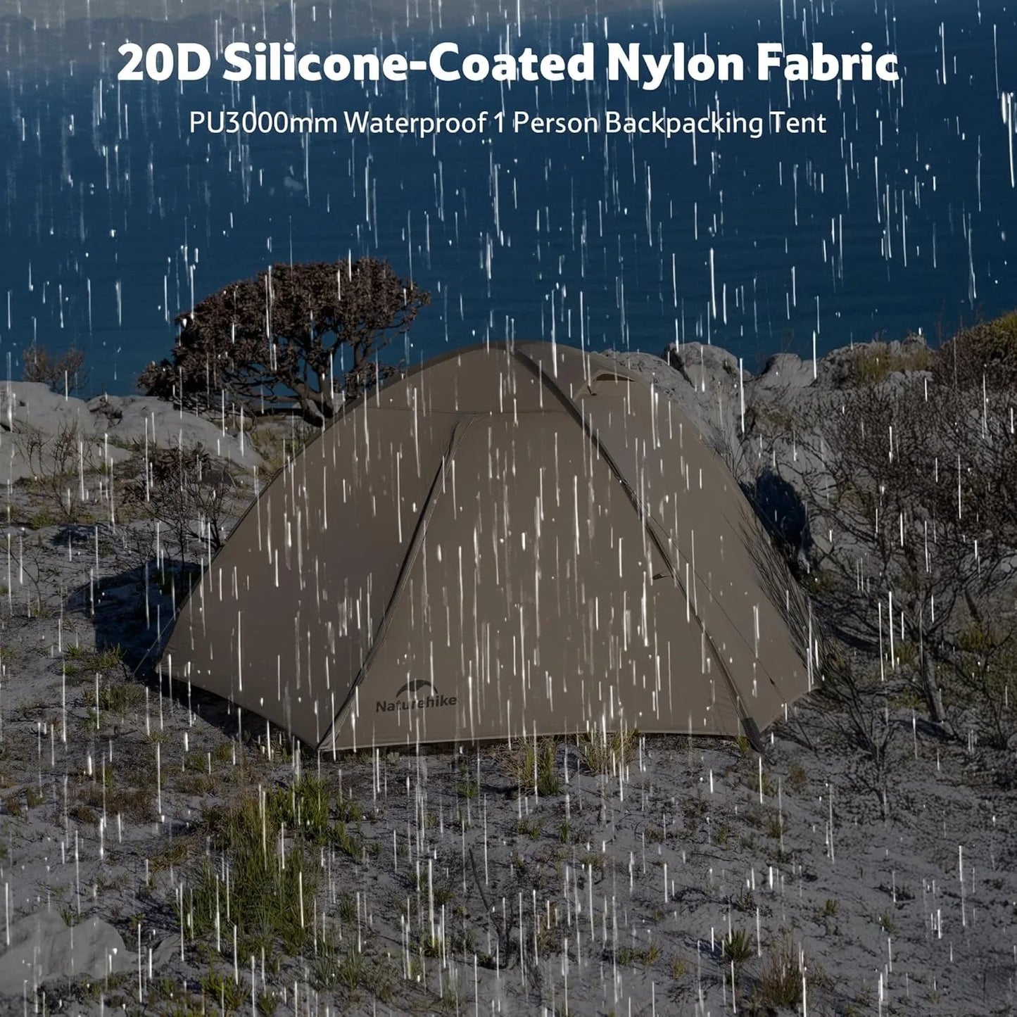 4 Seasons Giling PRO Hiking Tent Easy Setup Dome Tent Outdoor Camping Portable Equipment Mountaineering Tent Ultralight Backpacking Tent