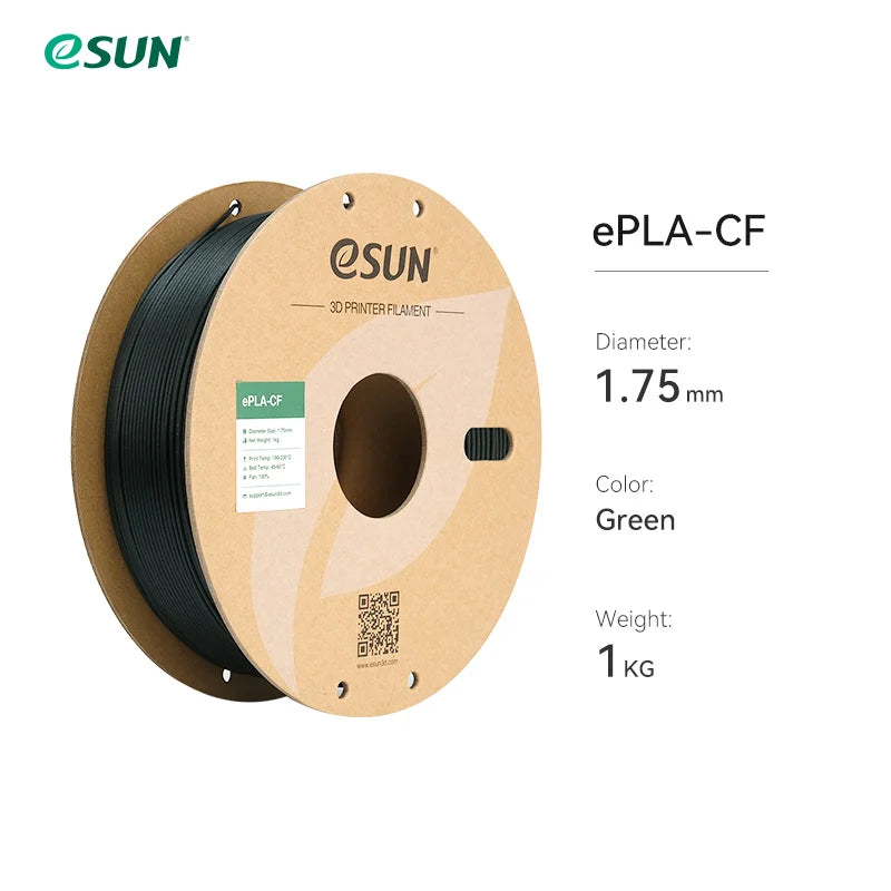 Carbon Fiber PLA 3D Printer Filament 1KG 1.75MM Fast Printing PLA-CF High-strength Carbon Fiber PLA Filament For Bambu Lab
