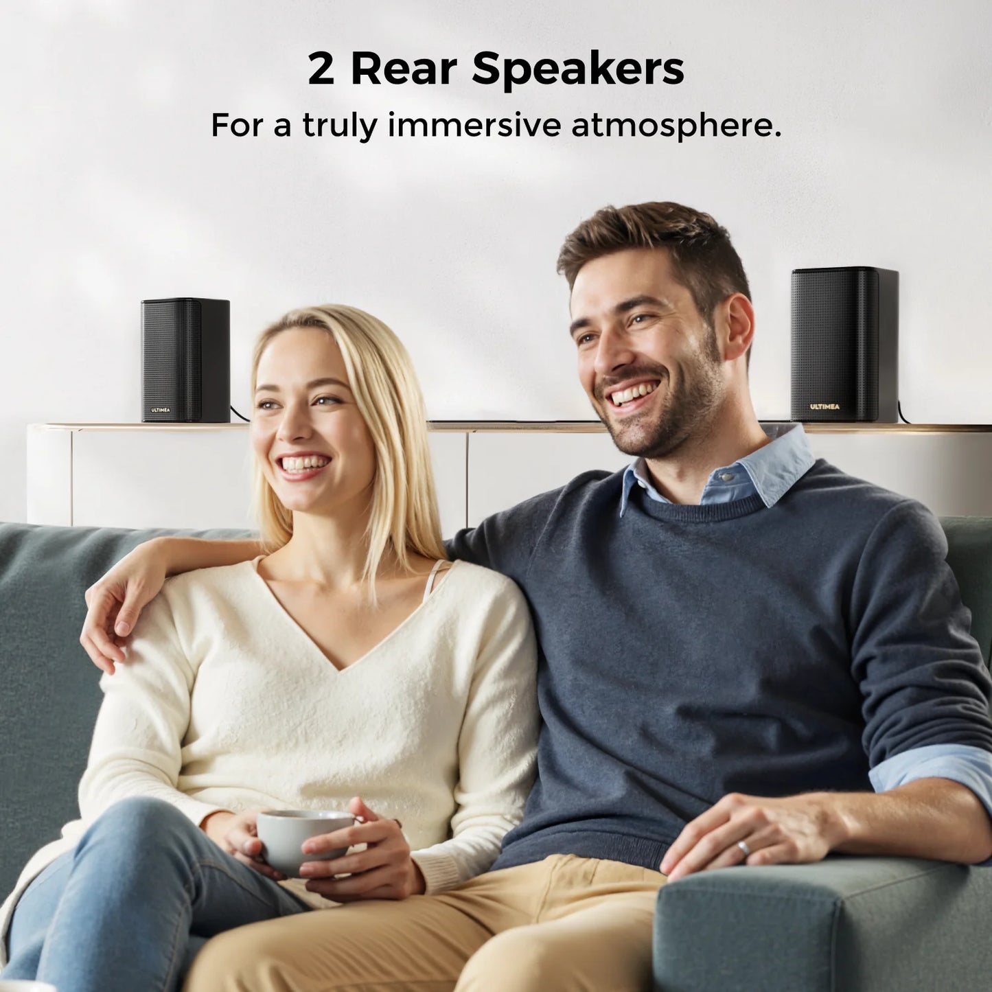 460W 5.1.2ch Sound Bar with Dolby Atmos, Surround Sound Home Theater System for TV with 2 Surround Speakers, APP Control