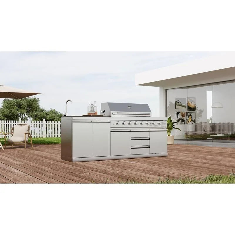 outdoor sink,Double-door 830 sink, with a black lacquer countertop and a stainless steel base body
